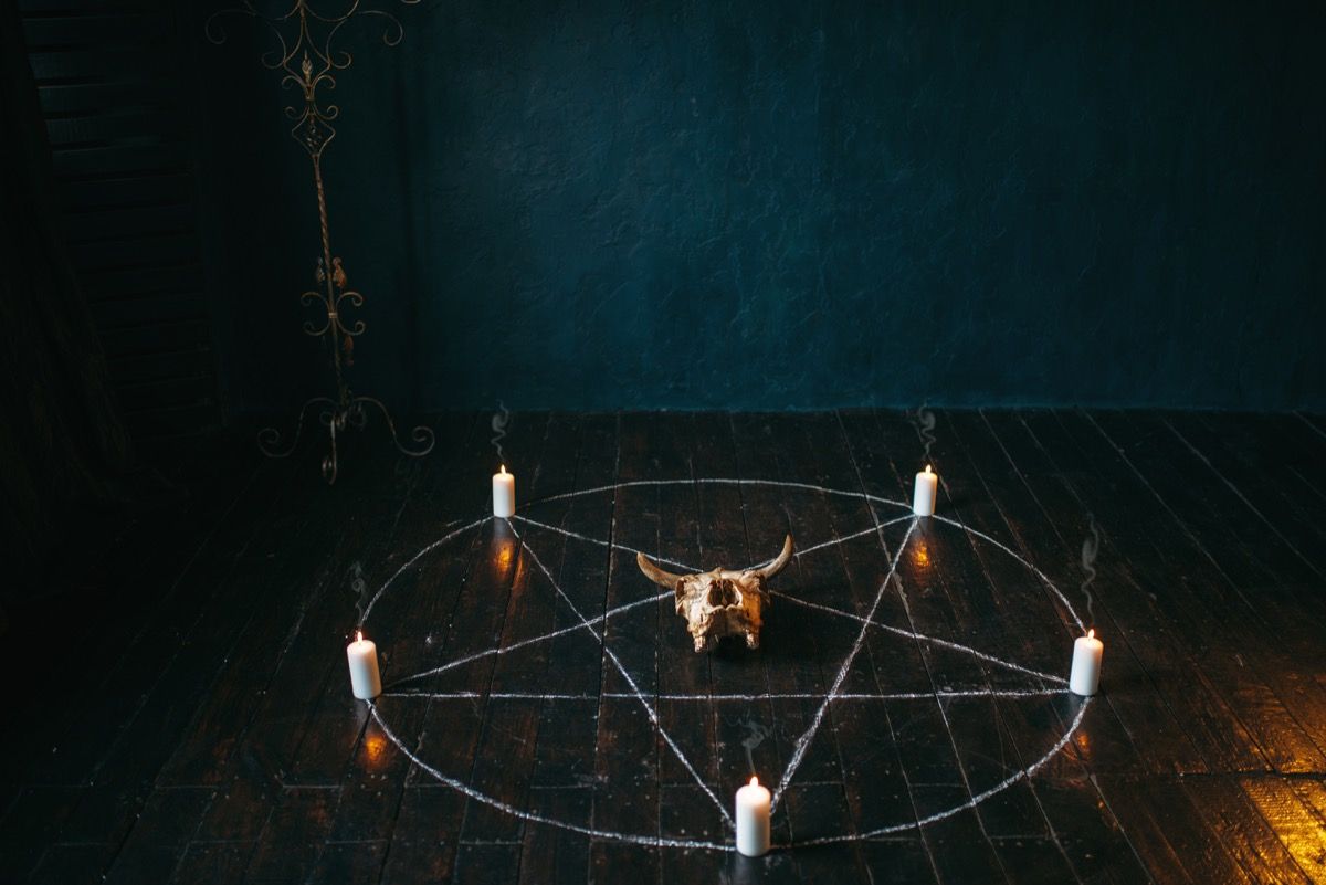 Celebrity satanic ritual fan image