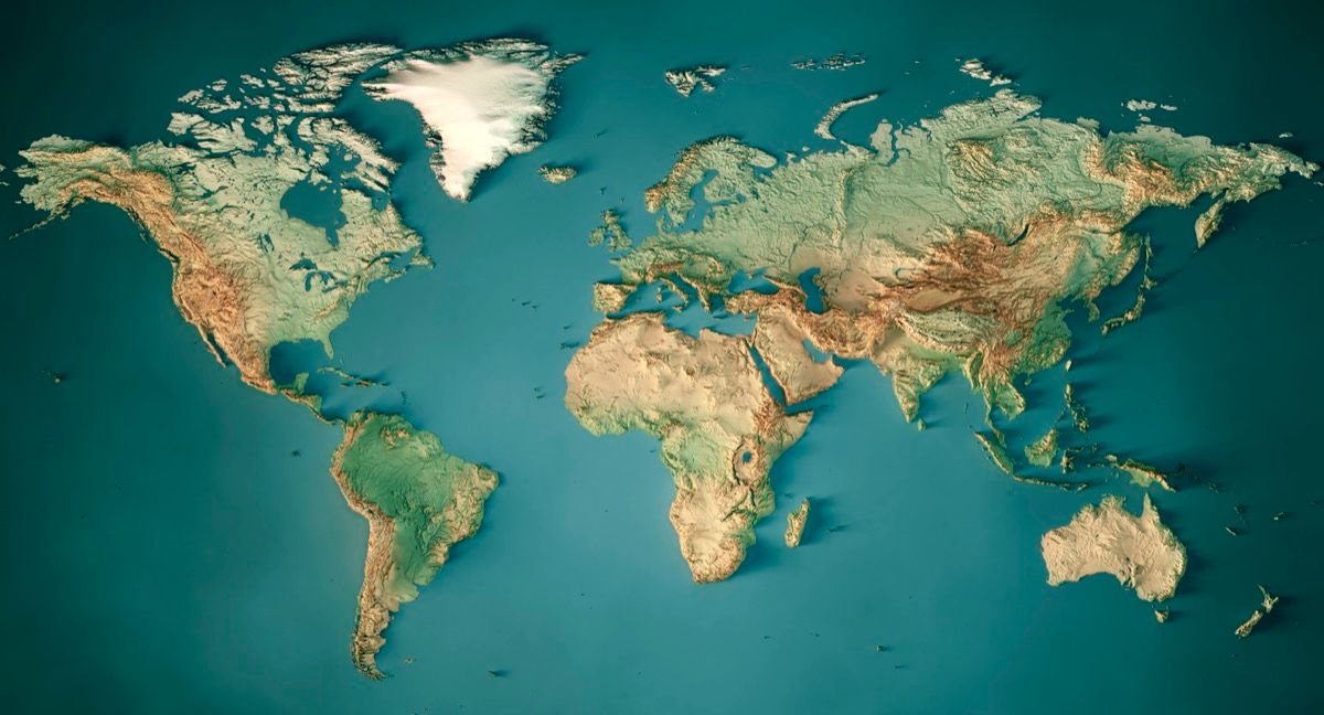 3D map of the world