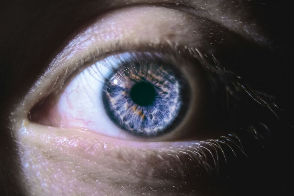 a human eye that isn't meant to spent so much time with digital screens