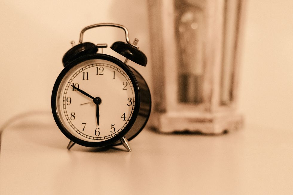 a traditional alarm clock, which has been replaced by smartphones for most people