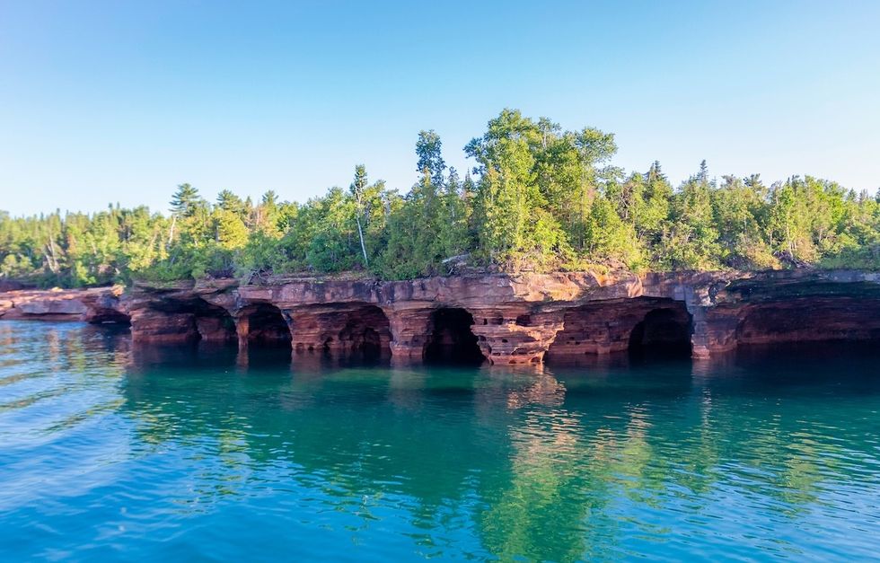 Apostle Islands National Lakeshore sea caves