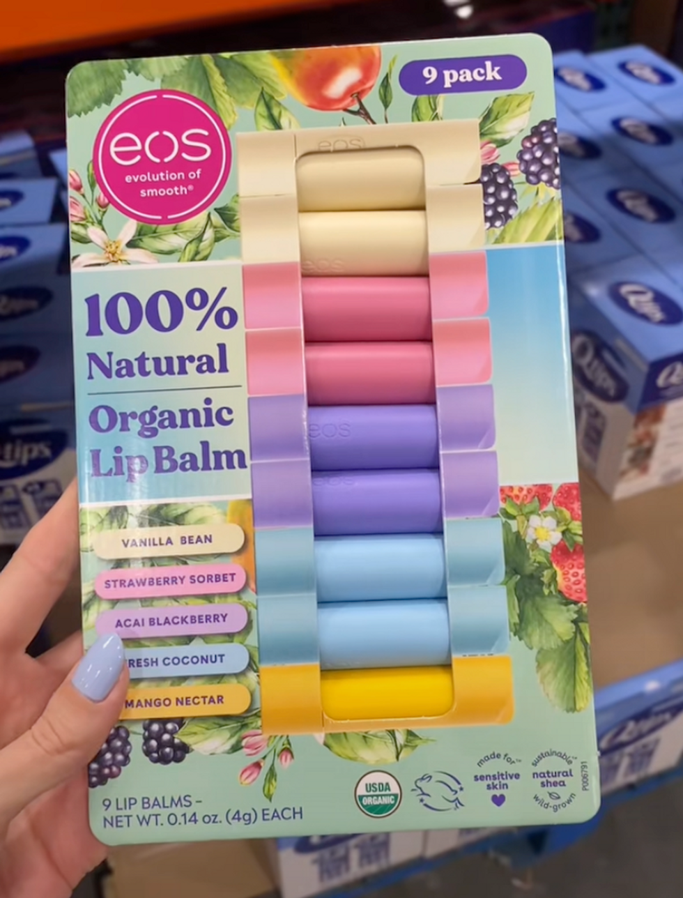 eos Organic Lip Balm 9-pack at Costco