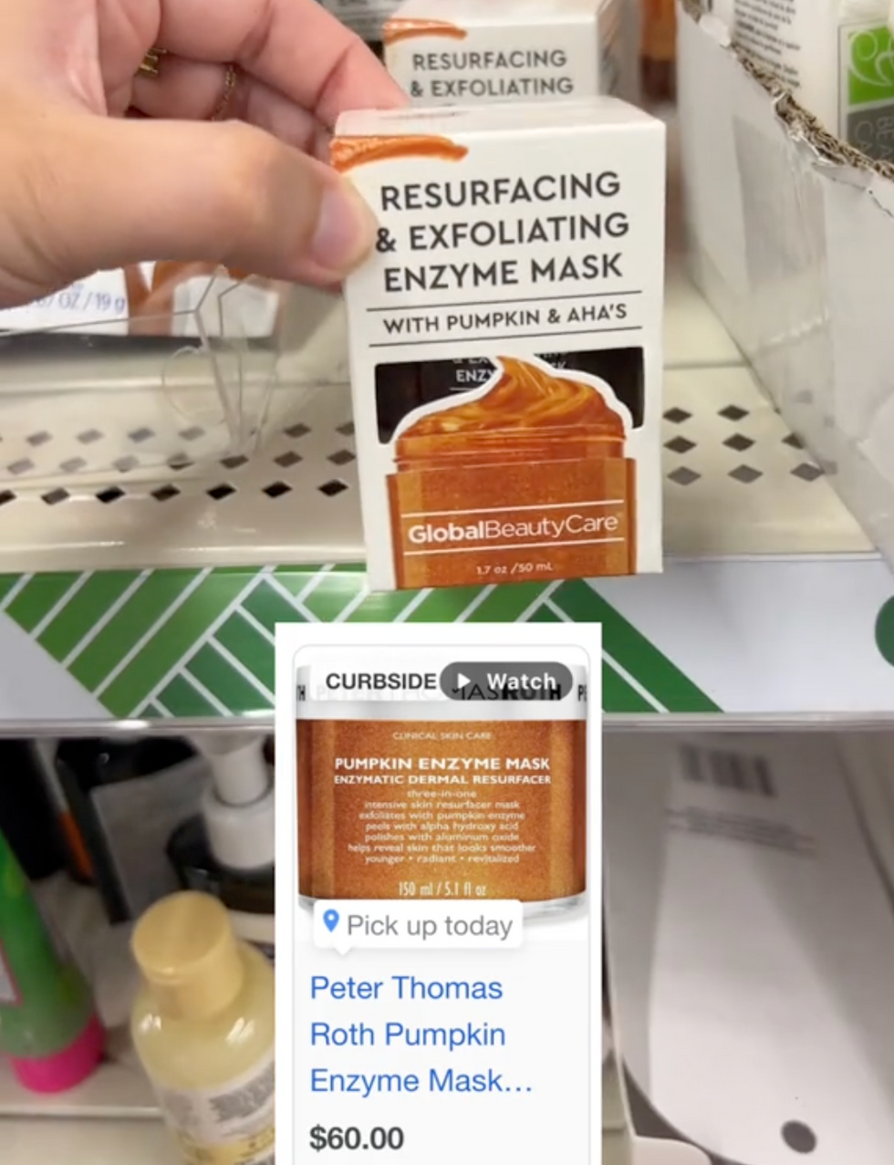 Global Beauty Careu2019s Resurfacing & Exfoliating Enzyme Mask at Dollar Tree