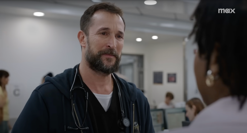 Noah Wyle in a scene from "The Pitt"