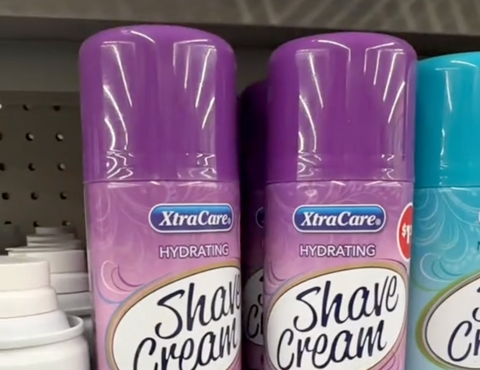 shaving cream at Dollar Tree