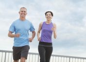 40-something couple running, healthy sex after 40