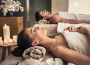 couple getting massage together