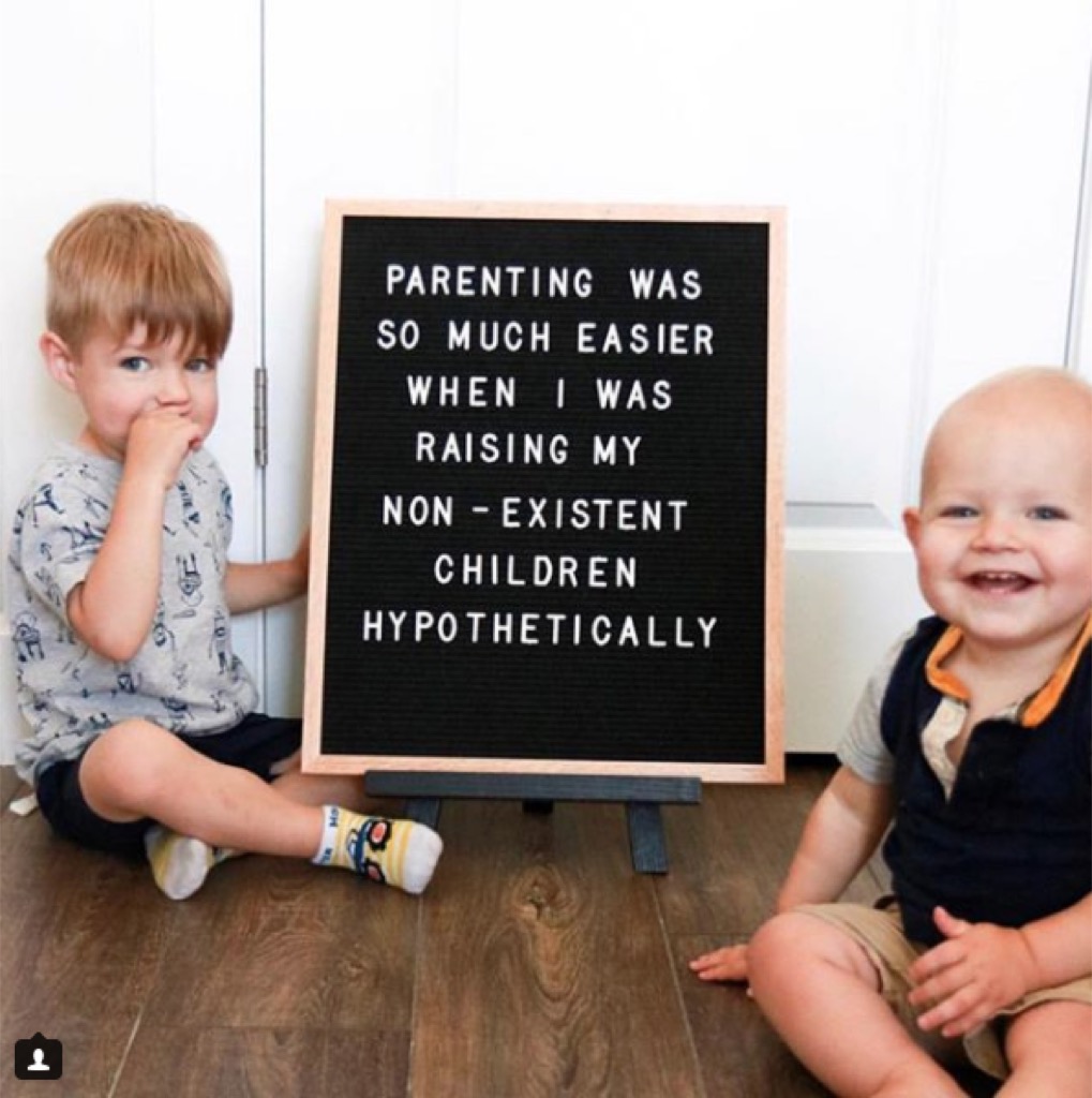 average parenting problems instagram