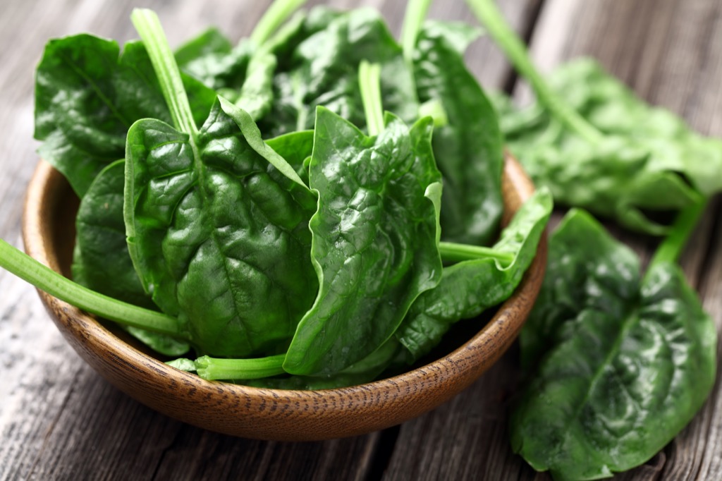 spinach, thyroid foods