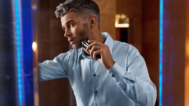 man getting ready for big date