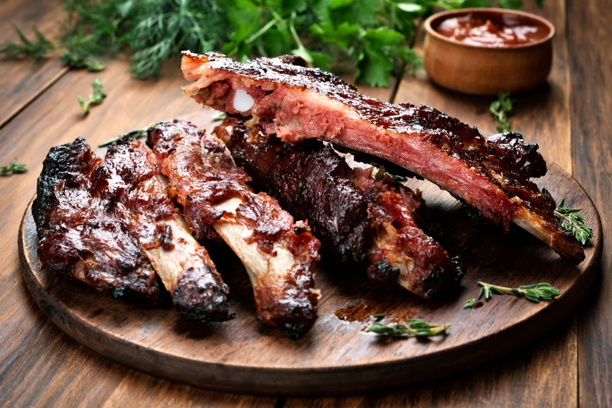 plate of barbecue ribs, greatest bbq joint