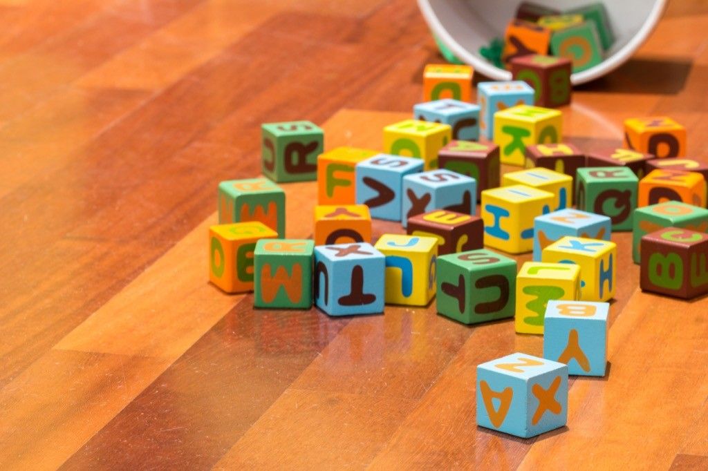 Alphabet blocks