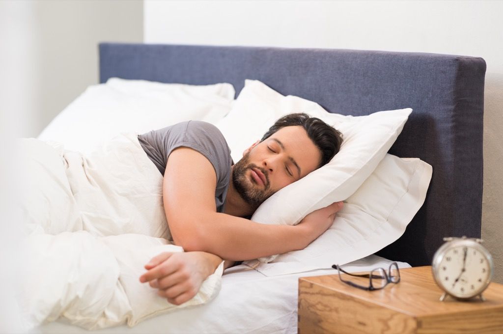 Man Taking Nap Anti-Aging 