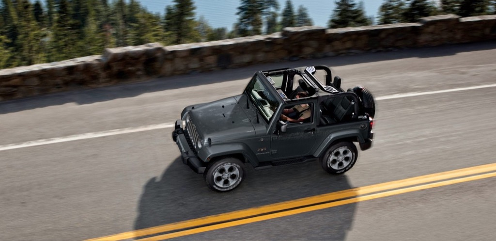 Jeep Wrangler Sahara, one of the best droptops on the market.