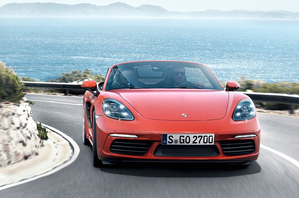 Porsche 718 Boxster S, one of the best droptops on the market.