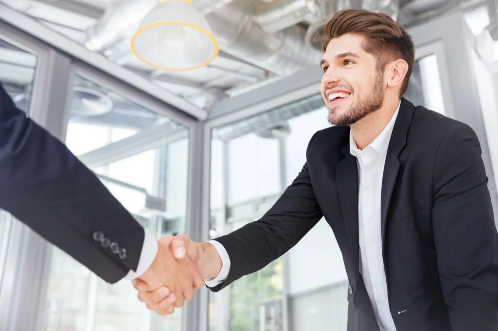 handshake interview business