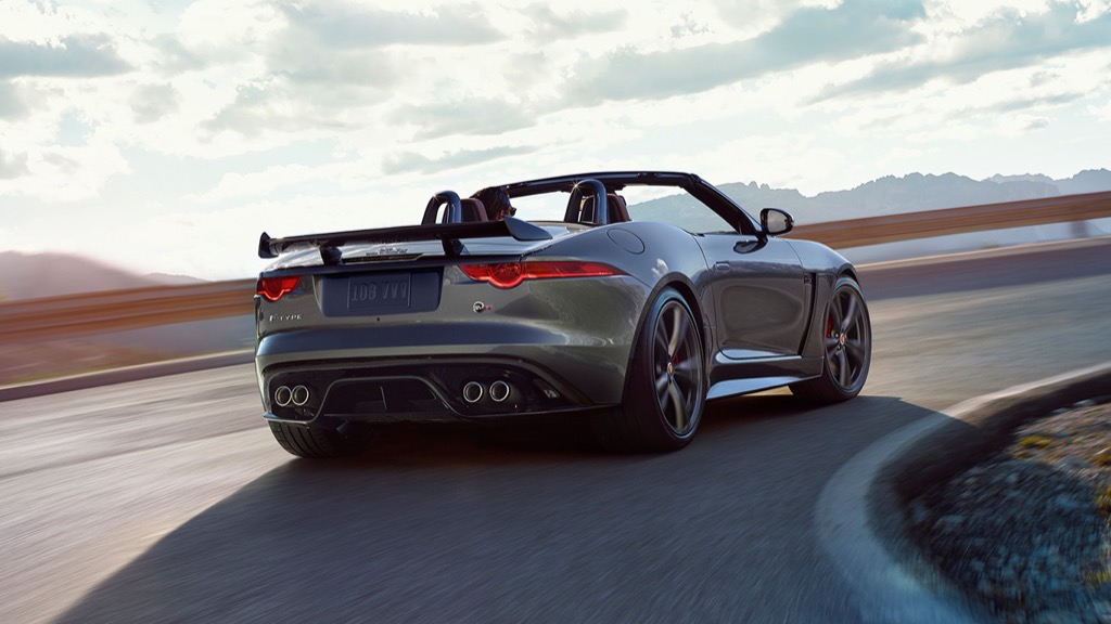 Jaguar f-Type SVR Convertible, one of the best droptops on the market.