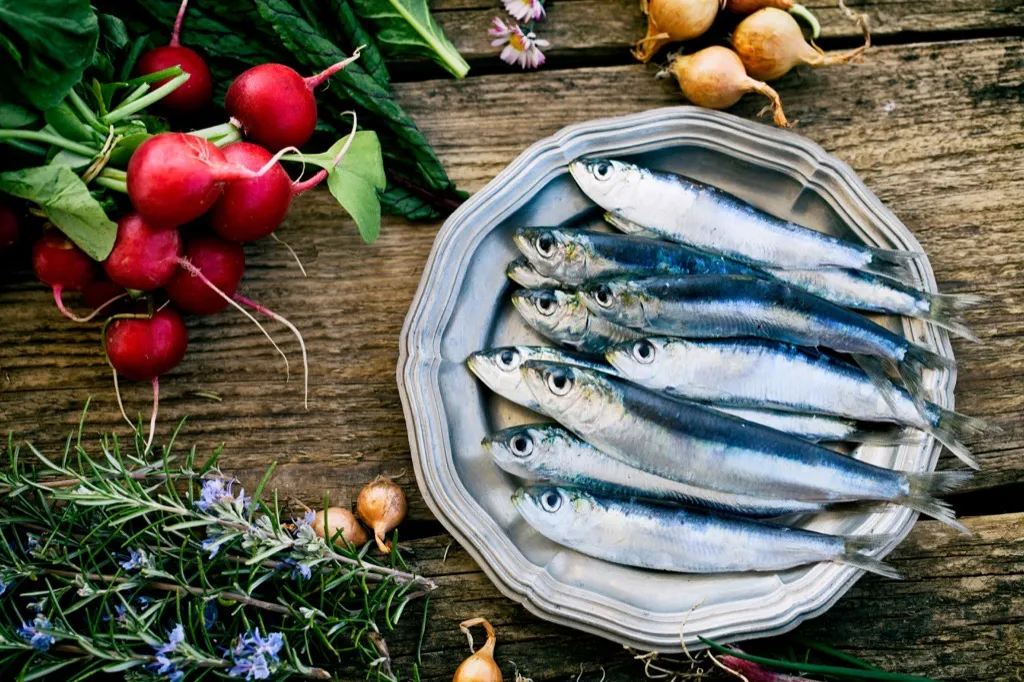 Sardines, healthy food