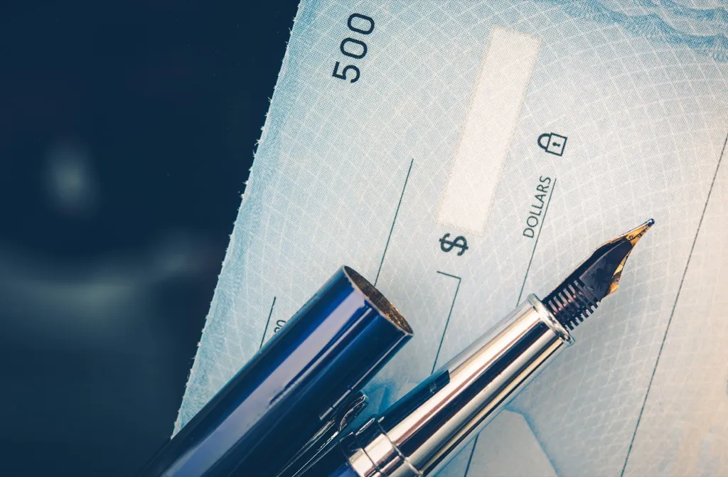 How to write a check with a fountain pen up close; over 40, things old people say