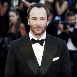 Tom Ford on the red carpet at Venice Film Festival in 2016