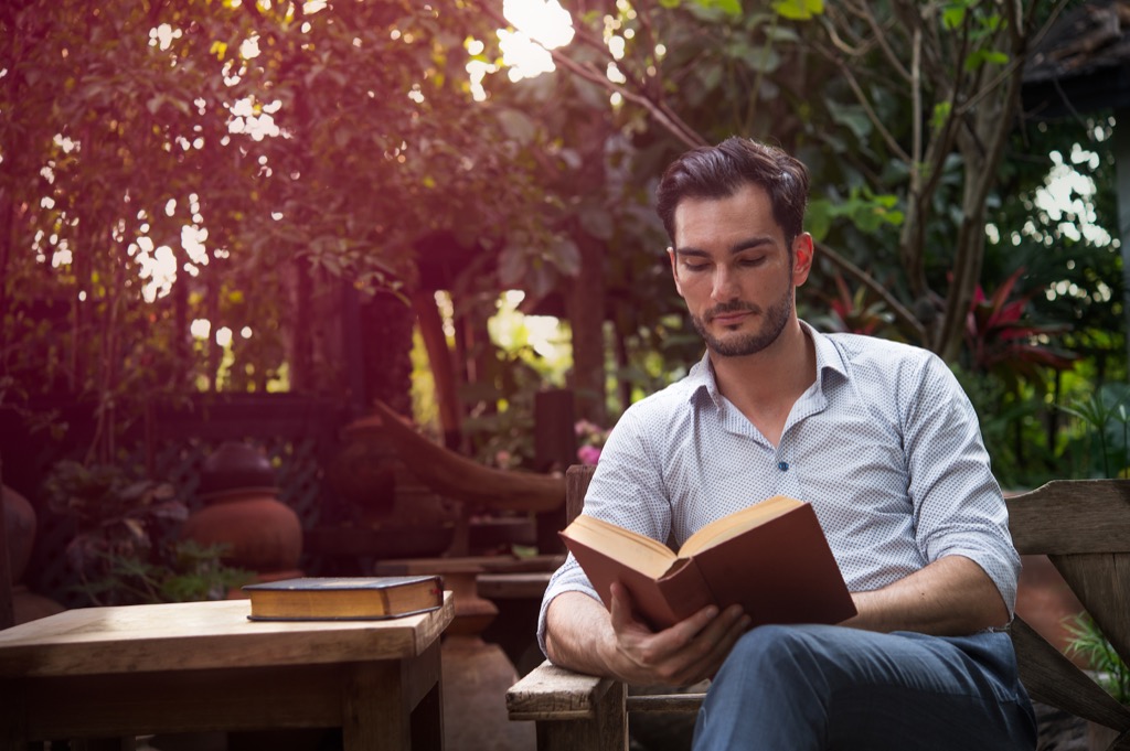 man reading ways to get a promotion after 40