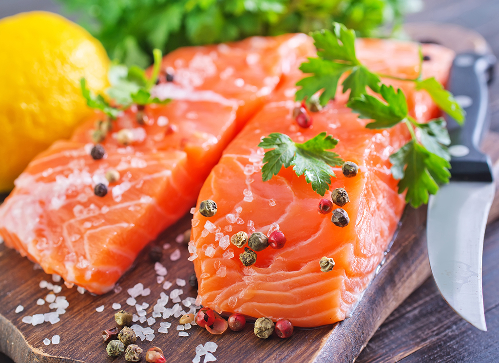 salmon, heart healthy foods, brain foods