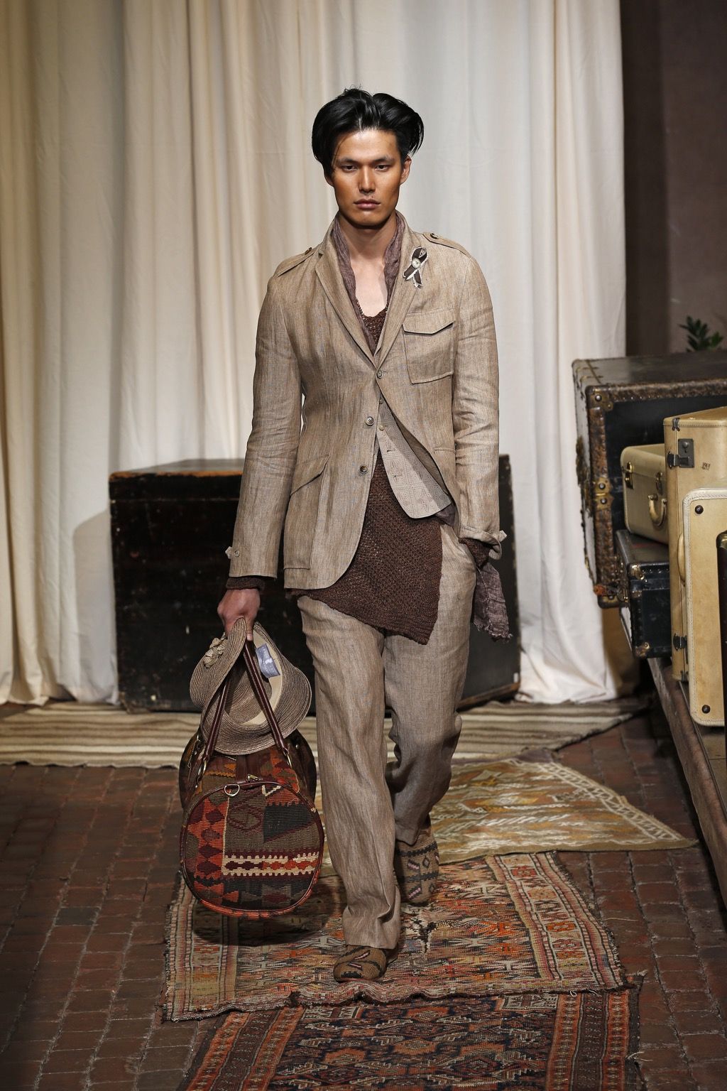 joseph abboud linen vest