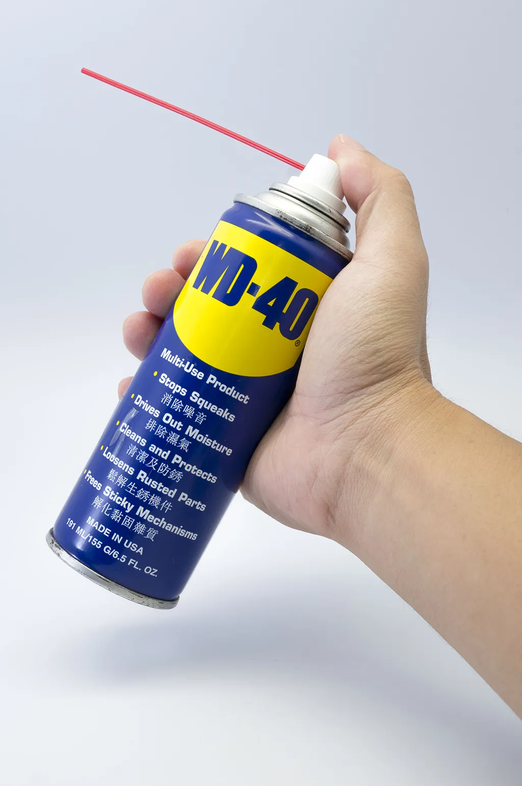WD 40 oil, over 40