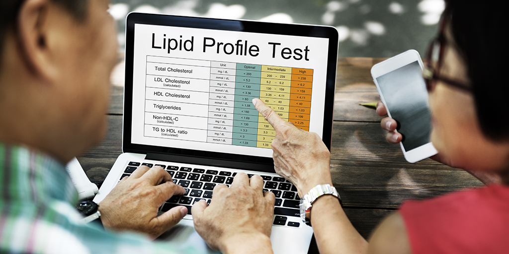 lipid profile, first heart attack