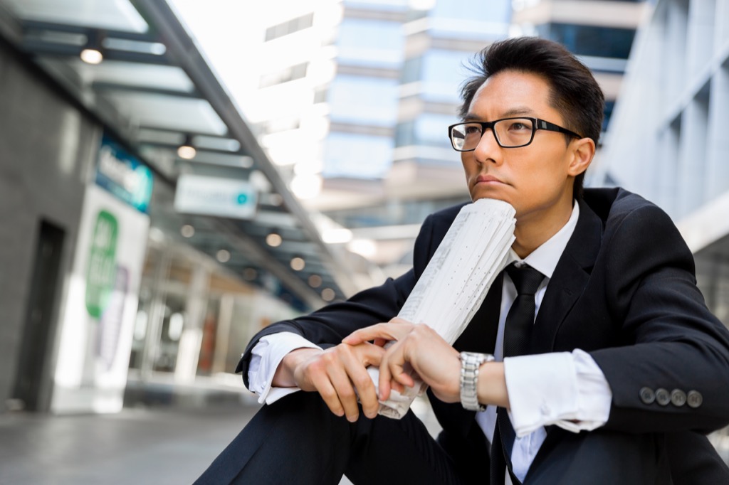 Businessman Thinking Workplace Stress-Busters