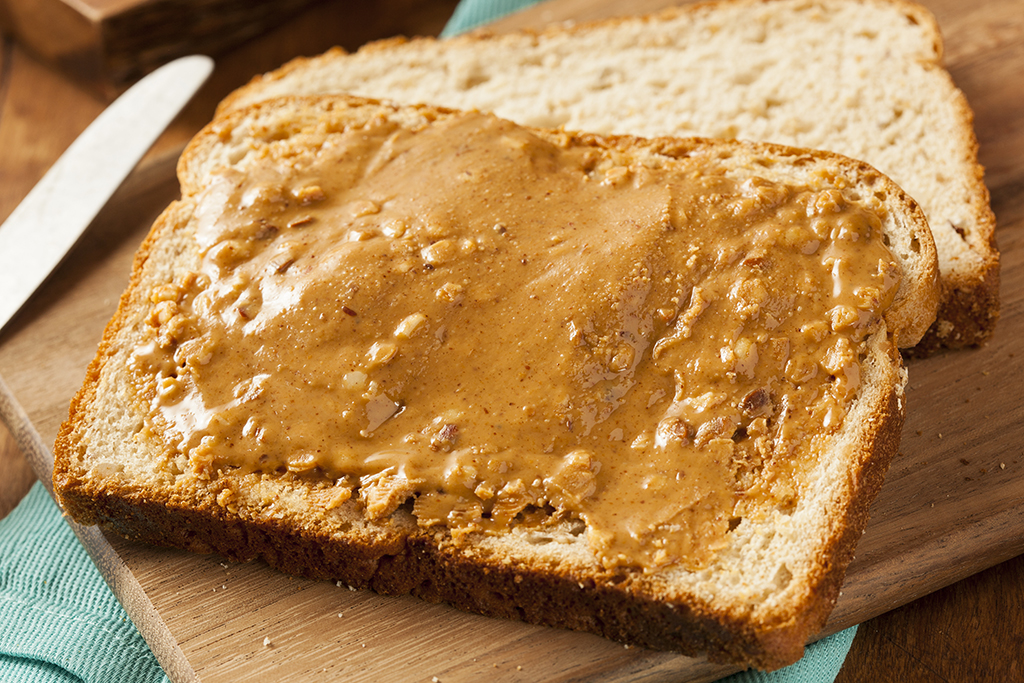 Peanut butter whole wheat food synergy