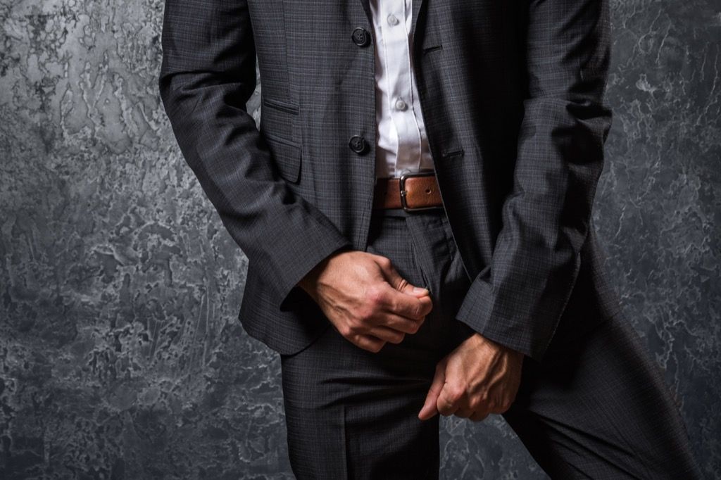 The Classy Man’s Guide to Adjusting His Package in Public | Best Life