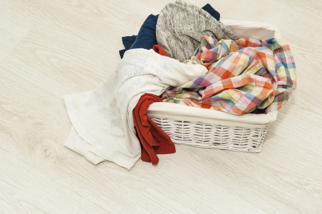 Dirty clothes, what to give up in your 40s, over 40