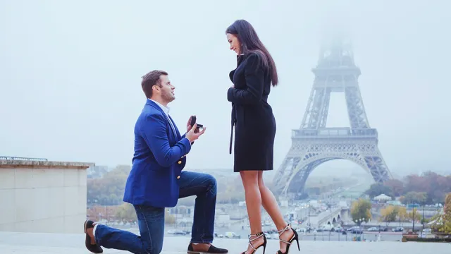 Eiffel Tower, Paris, propose, proposal signs