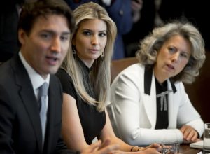 Justin Trudeau and Ivanka Trump