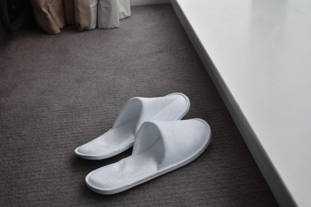 Hotel Slippers, what not to wear after 40