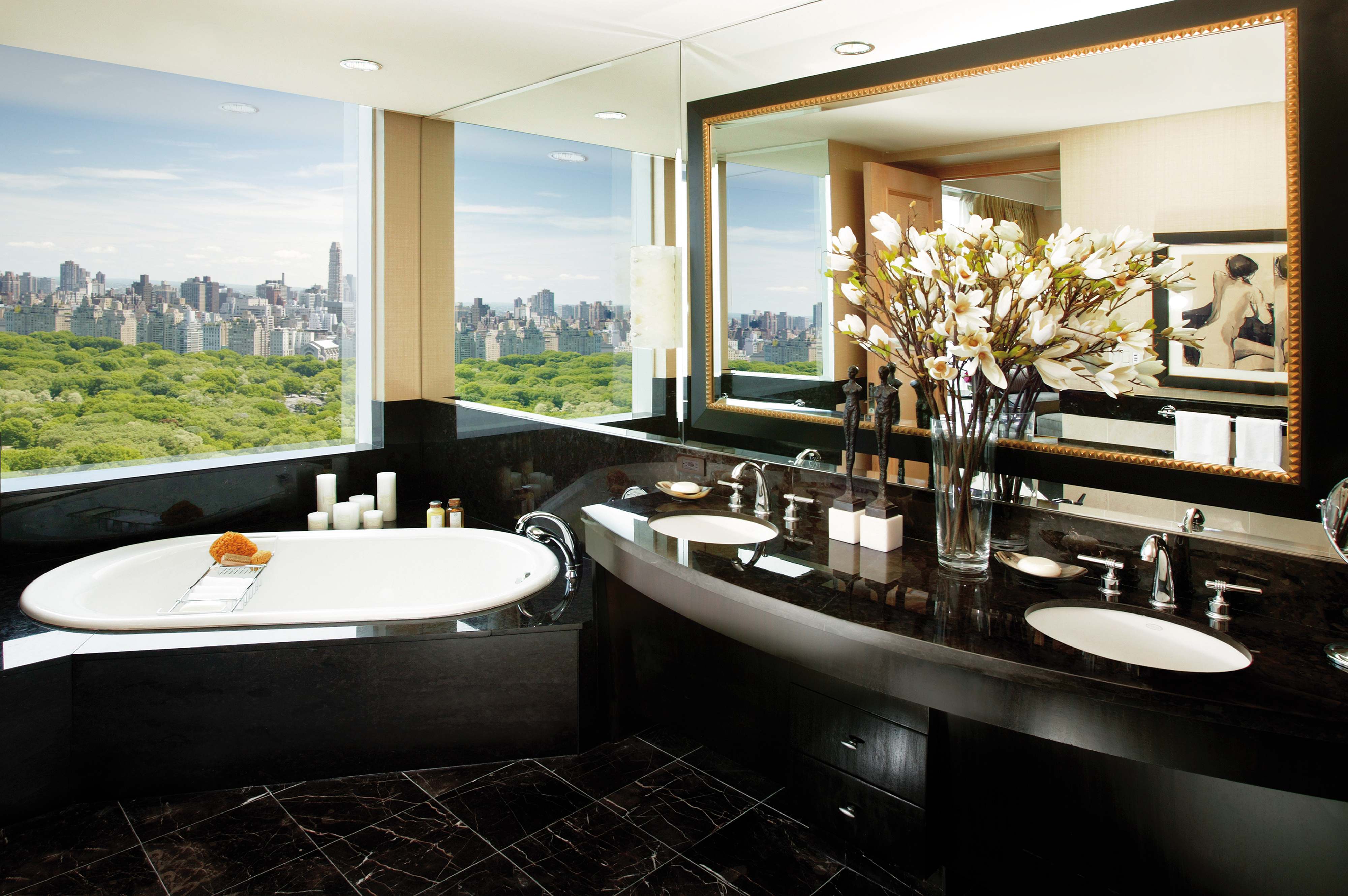 Mandarin Oriental, NYC view, luxury spas