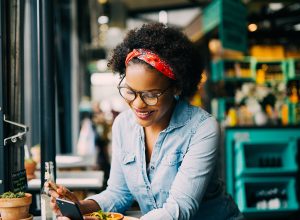 Happy woman {stereotypes}