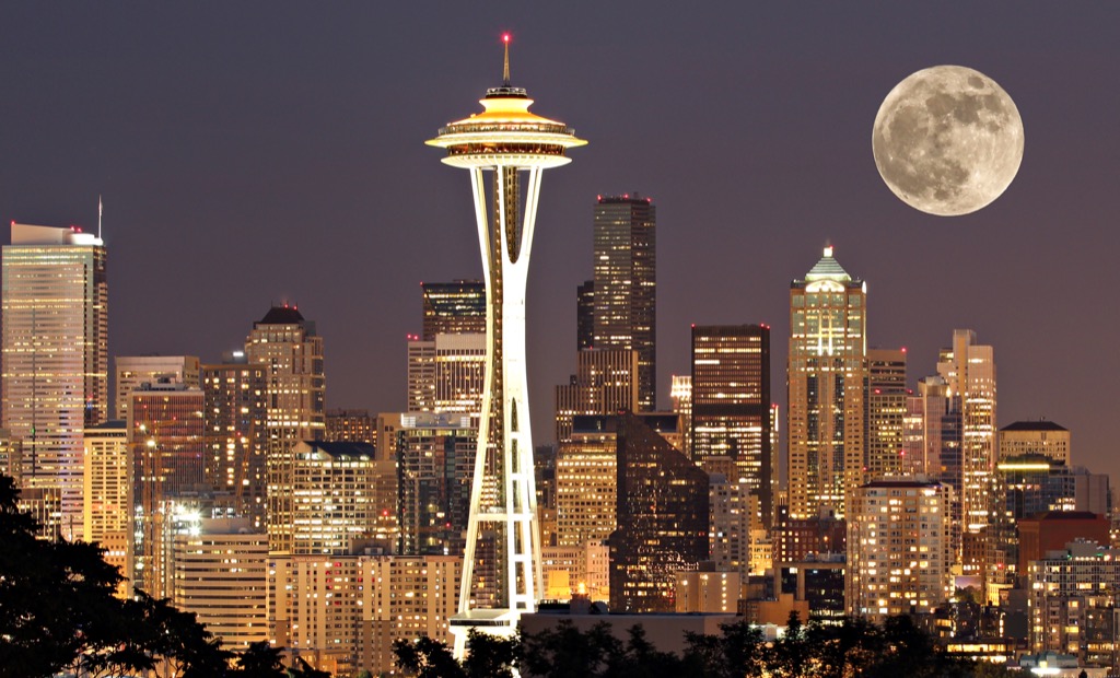 Seattle, happiest cities, drunkest cities, fittest cities