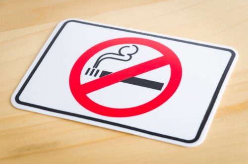 Smoking ban, no smoking sign, scandalous