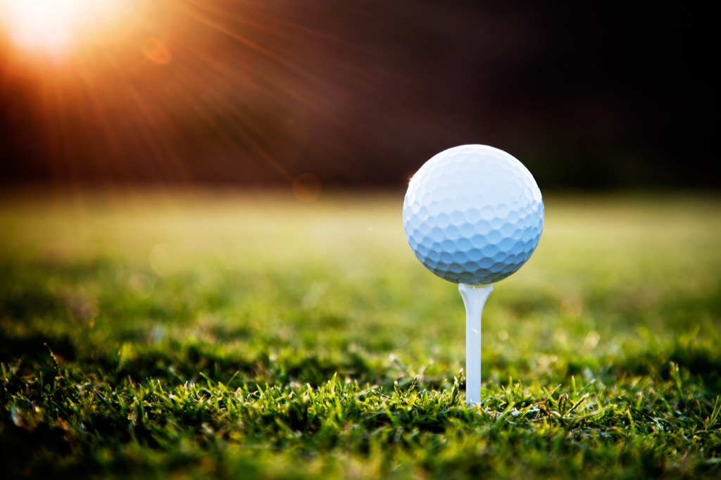 gender reveal golf ball