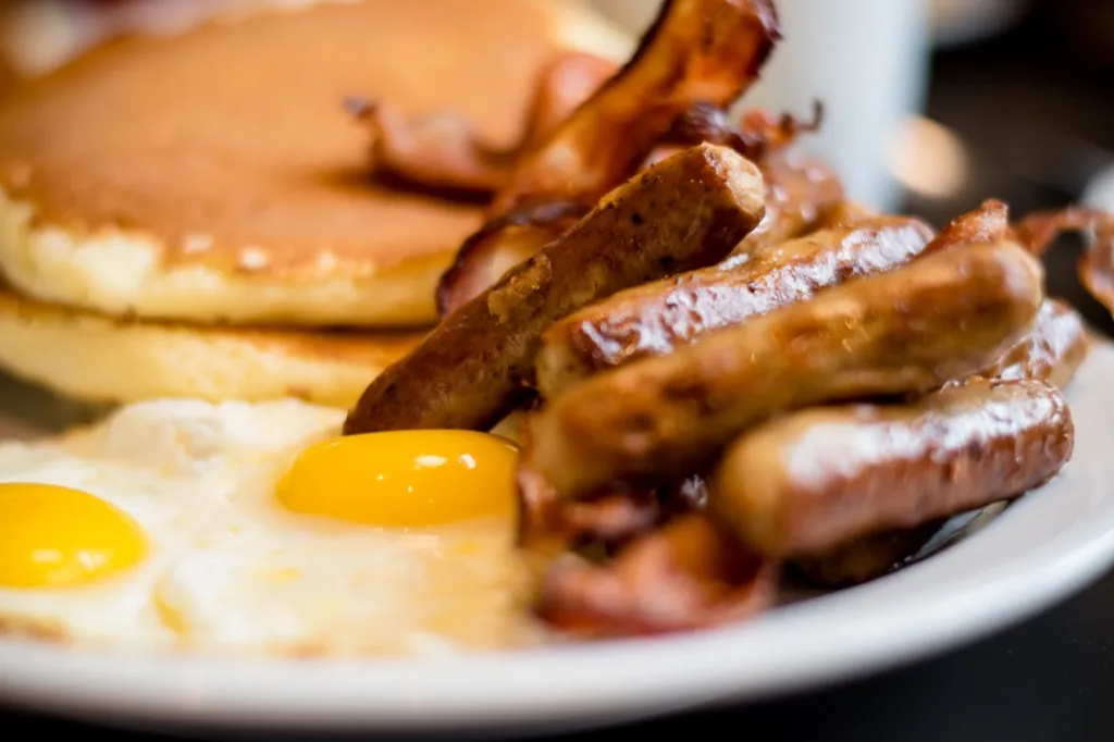 sausage bacon and pancakes lifestyle habits