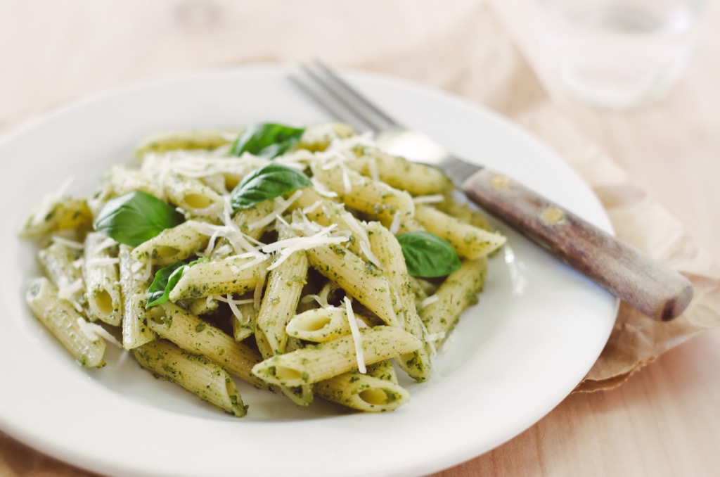 pesto pasta Changes after 40