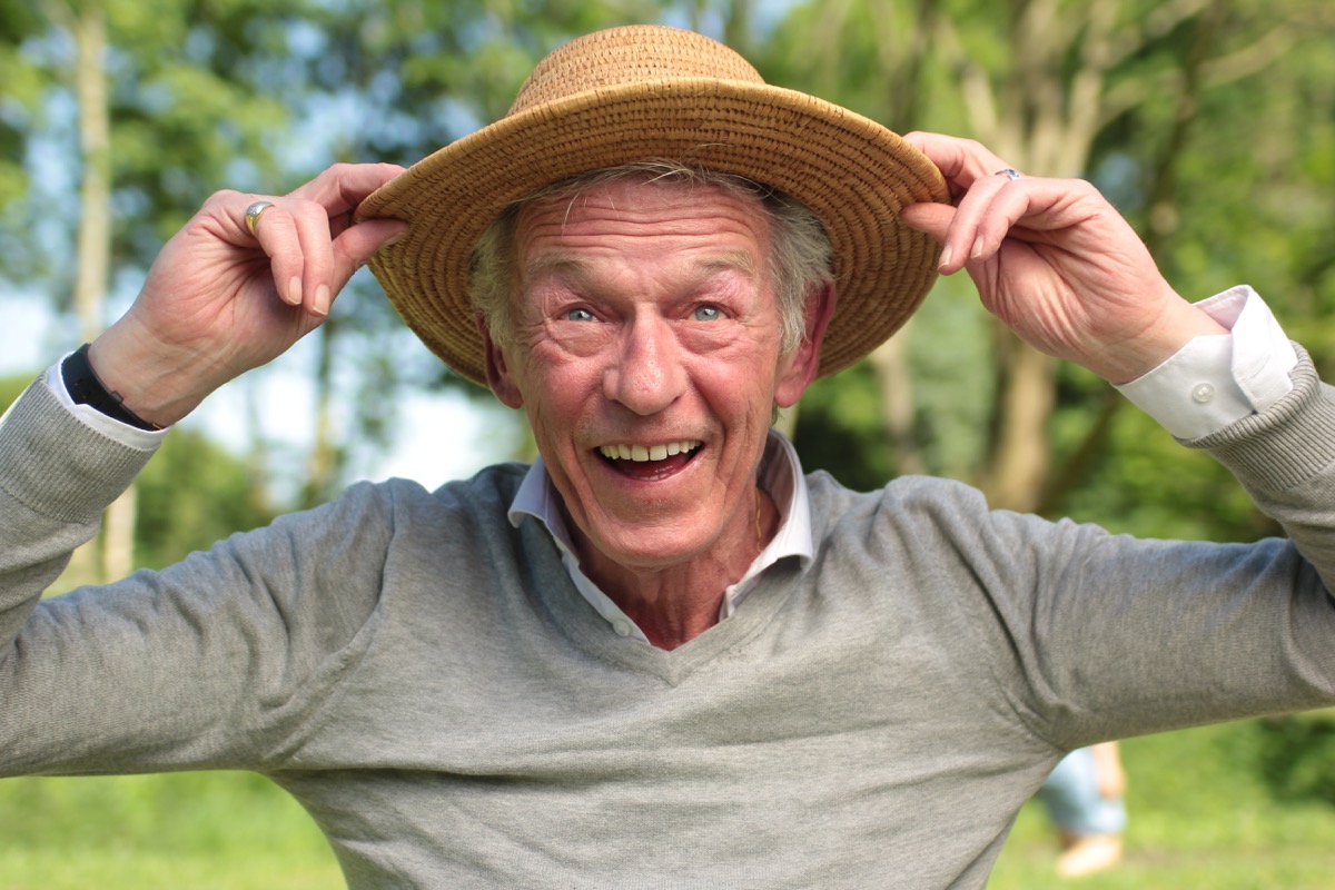 Kind Older Man Wearing a Hat Healthy Man - old people jokes