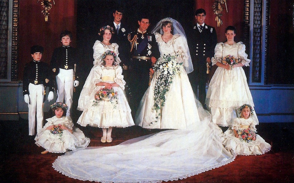 Princess Diana's wedding dress was the longest of all royal brides
