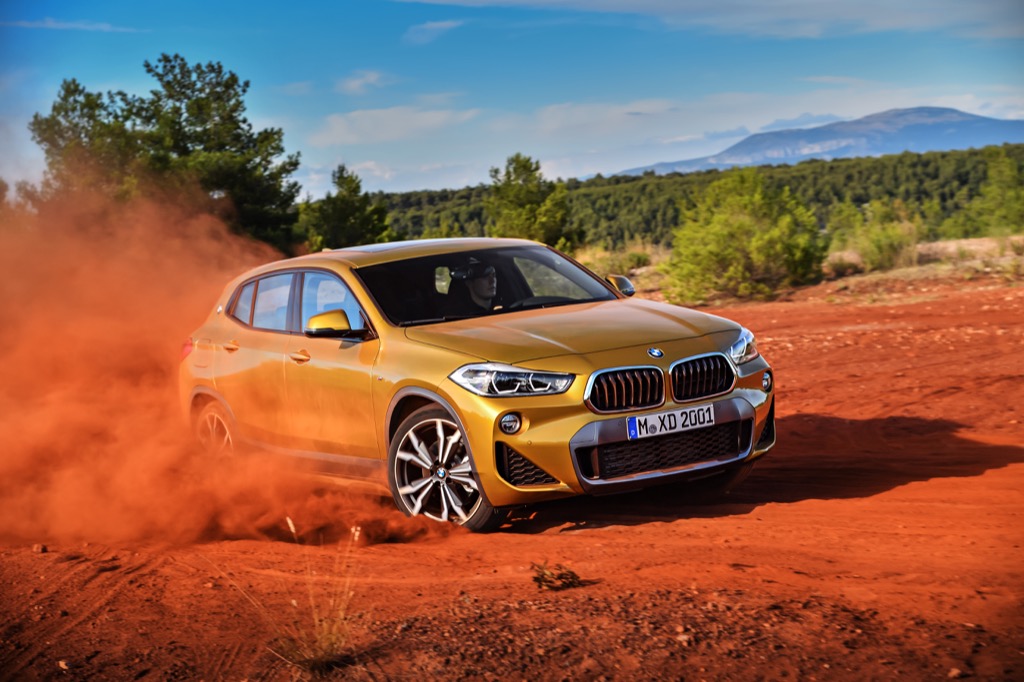 The BMW X2 is a fantastic snowy winter driving car