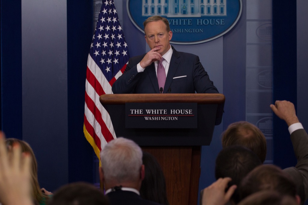 White House Press Secretary Sean Spicer