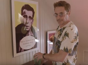 Robert Downey Jr.'s pop art.