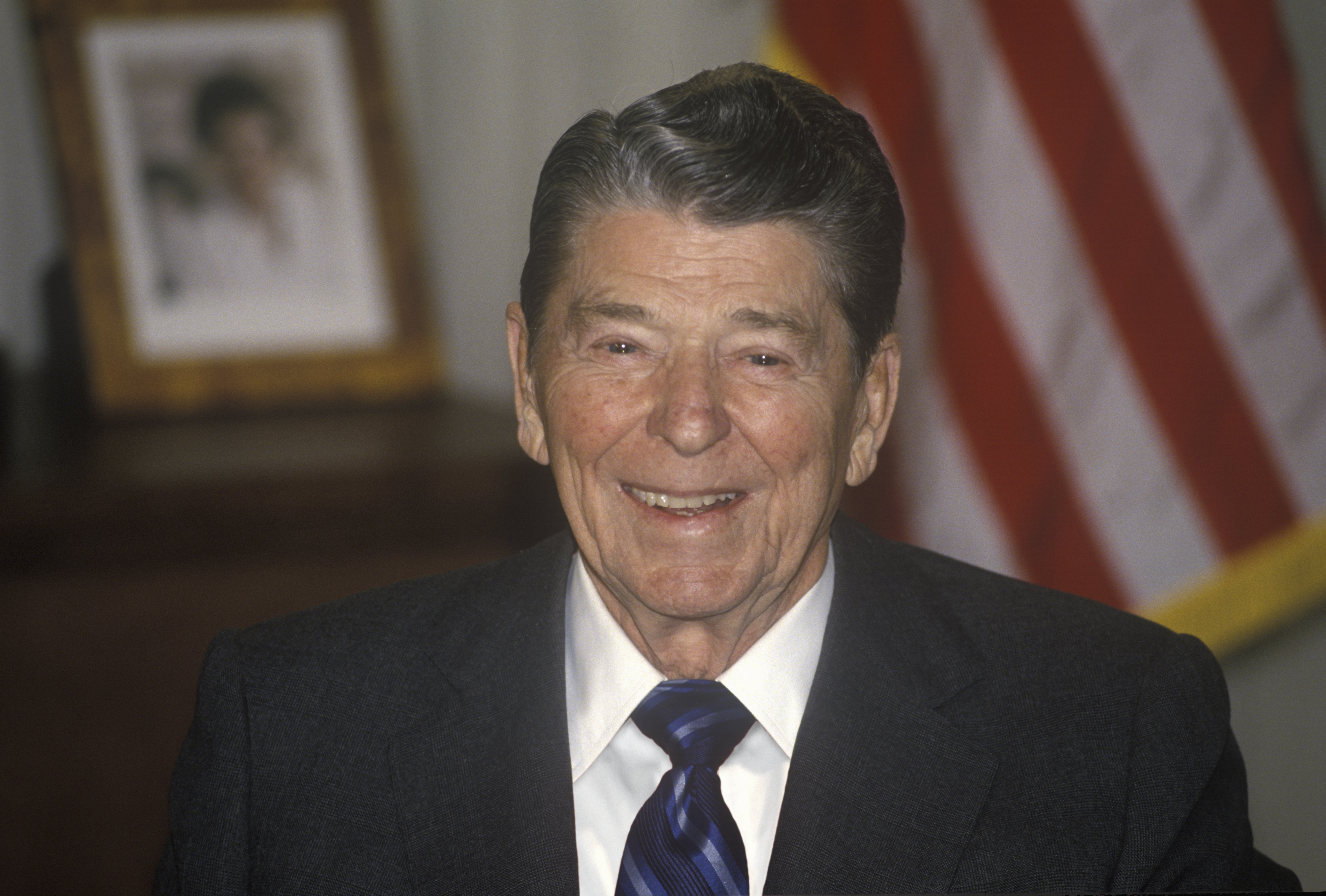 Ronald Reagan, who made his share of president etiquette gaffes. 