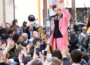 Harry Styles performs on the NBC Today show concert series on May 9, 2017, in New York City.
